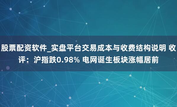 股票配资软件_实盘平台交易成本与收费结构说明 收评：沪指跌0.98% 电网诞生板块涨幅居前