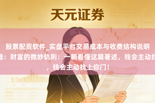 股票配资软件_实盘平台交易成本与收费结构说明 强人想维：财富的微妙轨则：一朝看懂这篇著述，钱会主动找上你门！