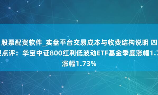 股票配资软件_实盘平台交易成本与收费结构说明 四季报点评:华宝中证800红利低波动ETF基金季度涨幅1.73%