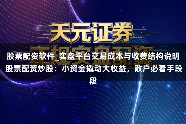 股票配资软件_实盘平台交易成本与收费结构说明 股票配资炒股：小资金撬动大收益，散户必看手段