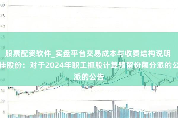 股票配资软件_实盘平台交易成本与收费结构说明 湘佳股份：对于2024年职工抓股计算预留份额分派的公告