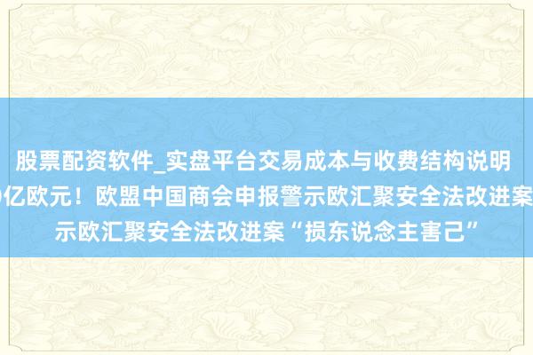 股票配资软件_实盘平台交易成本与收费结构说明 五年恐吃亏逾3600亿欧元！欧盟中国商会申报警示欧汇聚安全法改进案“损东说念主害己”